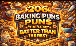Whip up some laughter with our 206 baking puns! Perfect for bakers, pastry chefs, and anyone who kneads a good joke. Get ready for some sweet wordplay.